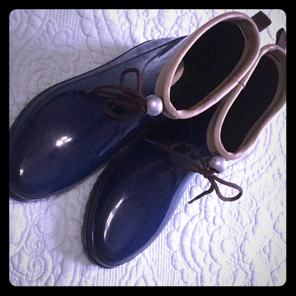 Navy Blue Rain ☔️ Boots